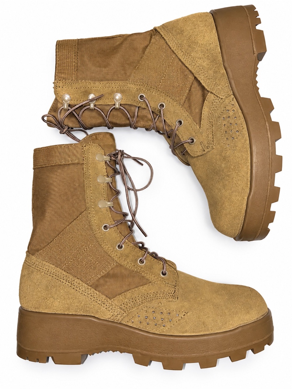 Rocky Phase II 703 Jungle Combat Boots Men’s 9R Coyote Brown Made in USA